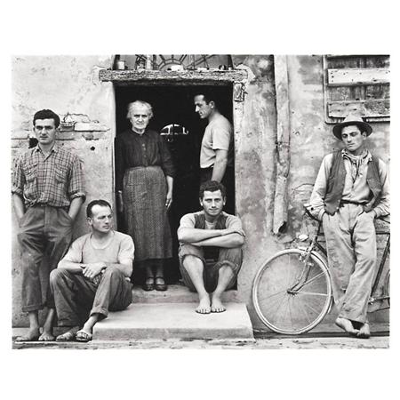 Lot image - STRAND, PAUL (1890-1976)  The Family Luzzara, Italy, 1953