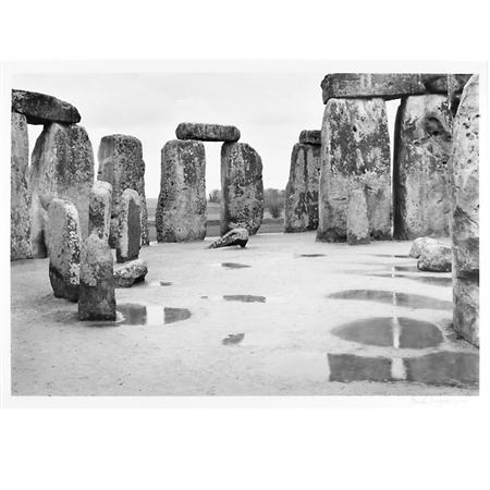 Lot image - CAPONIGRO, PAUL (b. 1932)  Untitled [Within Circle, Looking East, Stonehenge]