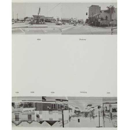 Lot image - RUSCHA, EDWARD (b. 1937)  Every Building on the Sunset Strip