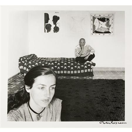 Lot image - DOISNEAU, ROBERT (1912-1994) Picasso et Francoise Gilot-1952.