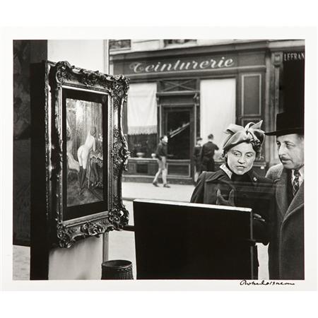 Lot image - DOISNEAU, ROBERT (1912-1994) Un regard oblique-1948.
