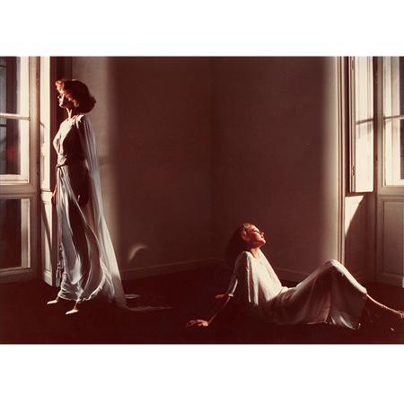 Lot image - BOURDIN, GUY (1928-1991)  Fashion study for French Vogue