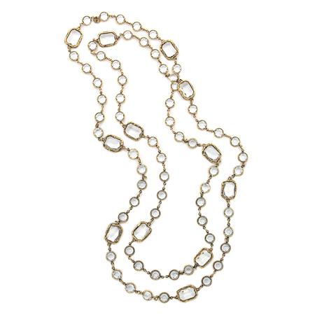 Lot image - Chanel Smoke Crystal Sautoir