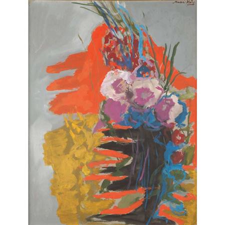 Lot image - Mane-Katz Ukranian/French, 1894-1962 Floral Still Life