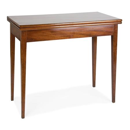 Lot image - Federal Mahogany Fold-Over Card Table