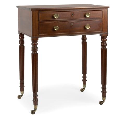 Lot image - Regency Mahogany Work Table
