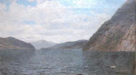 Lot image - John Bunyan Bristol American, 1826-1909 Boltons Landing, Lake George