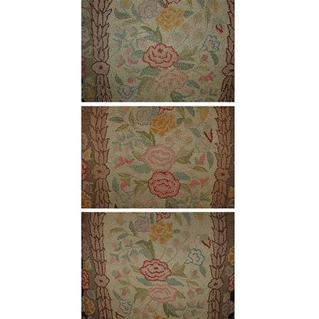 Lot image - Group of Three Hooked Rugs