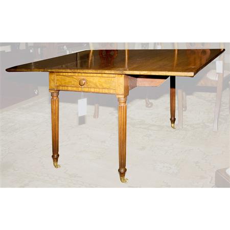 Lot image - Classical Mahogany Drop-Leaf Breakfast Table