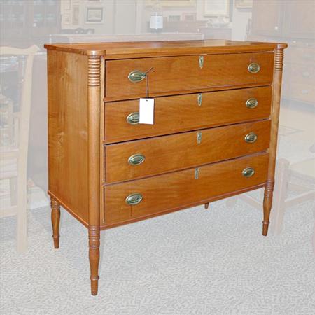 Lot image - Federal Cherry Chest of Drawers