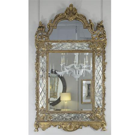 Lot image - Regence Style Gilt-Wood Mirror