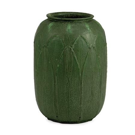 Lot image - Grueby Faience Co. Vase