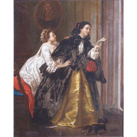 Lot image - Attributed to Auguste Toulmouche