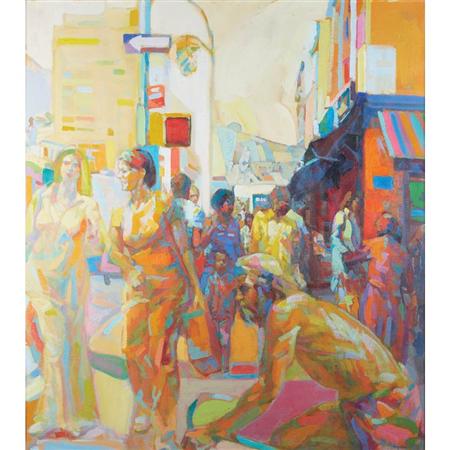 Lot image - Anthony Toney American, 1913-2004 Sixth Avenue at Tenth, 1979