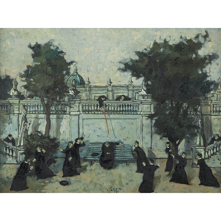 Lot image - Nino Caffe Italian, 1909-1975 Pretino Addormentato