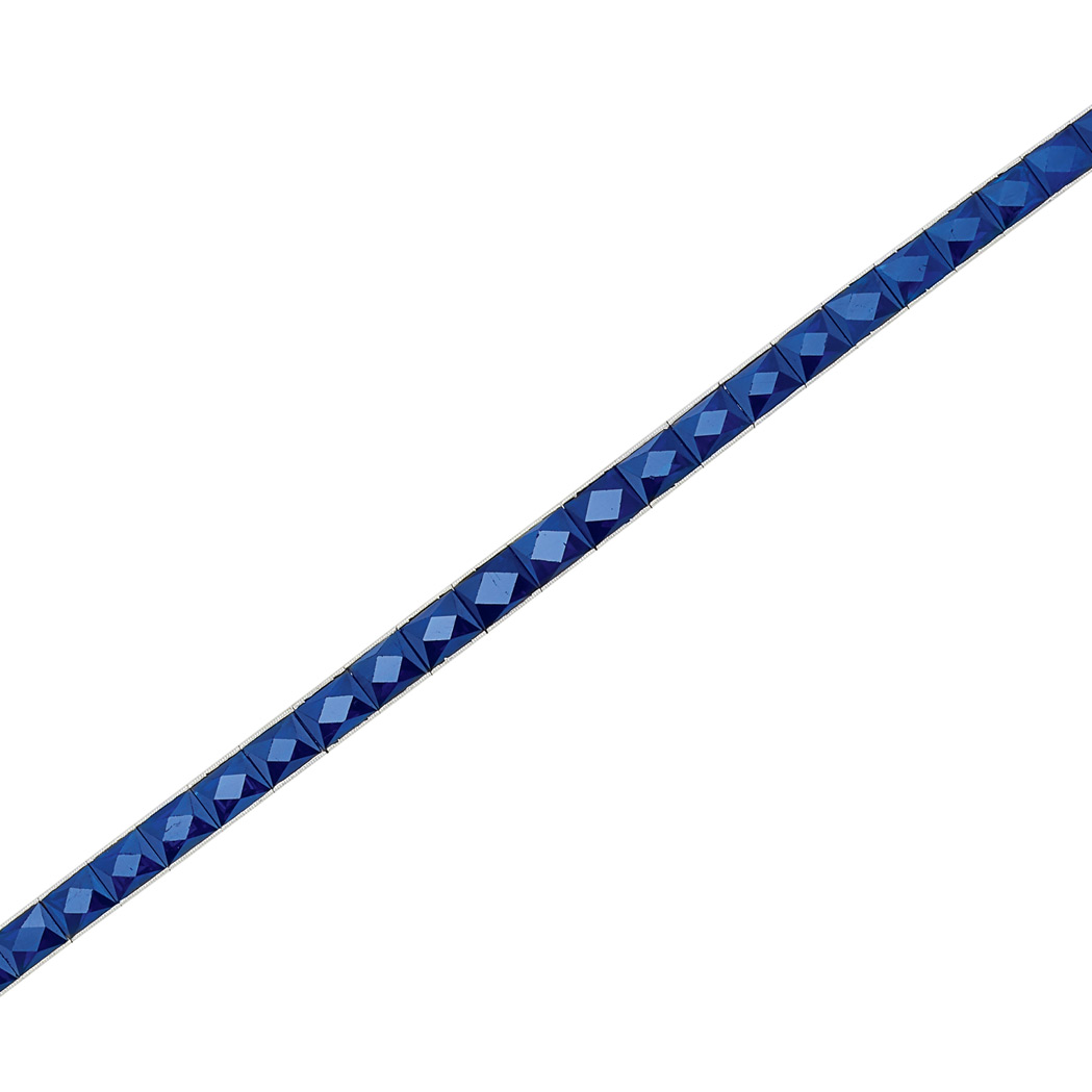 Lot image - Sapphire Straightline Bracelet