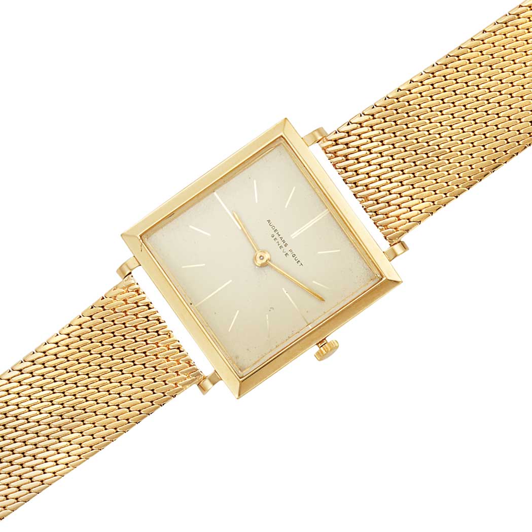Lot image - Gentlemans Gold Wristwatch, Audemars Piguet