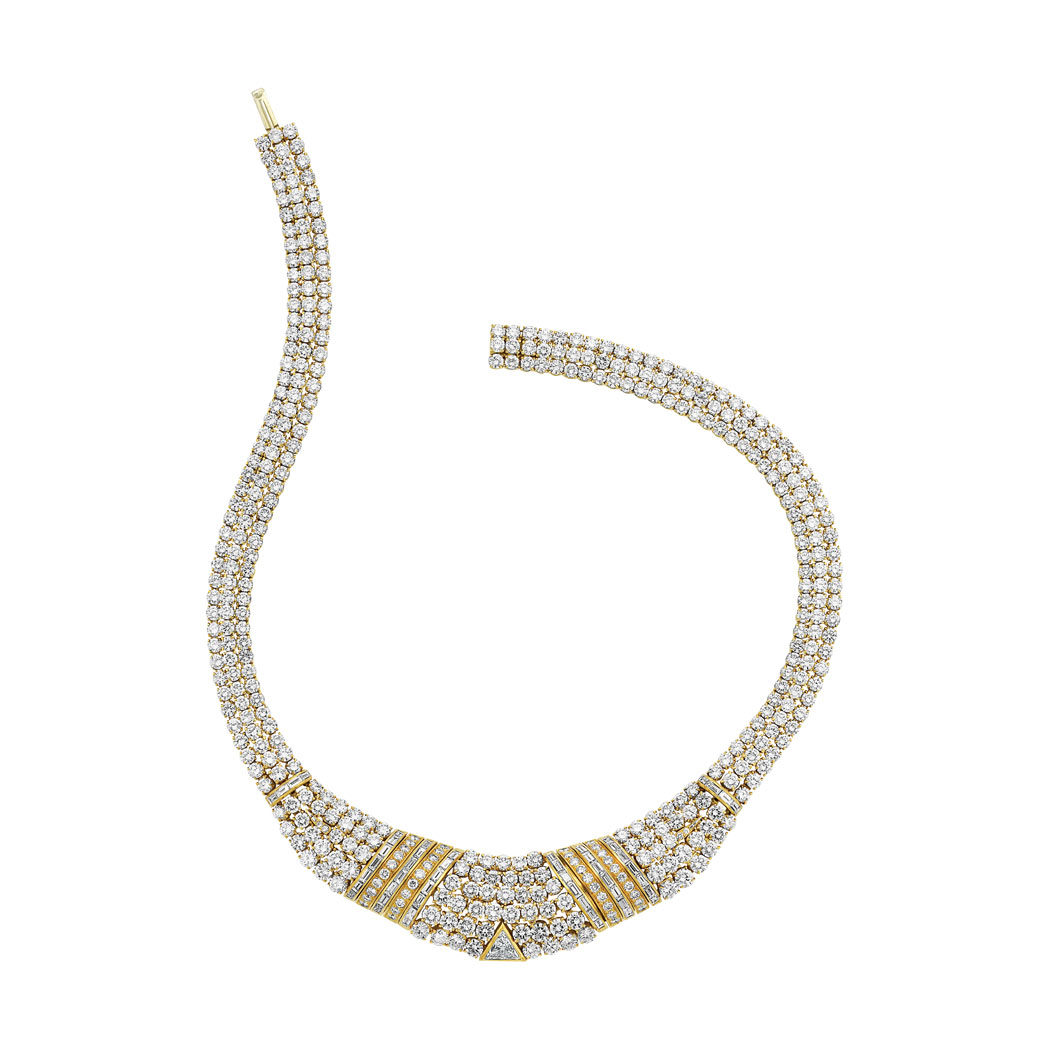 Lot image - Gold and Diamond Necklace, Boucheron