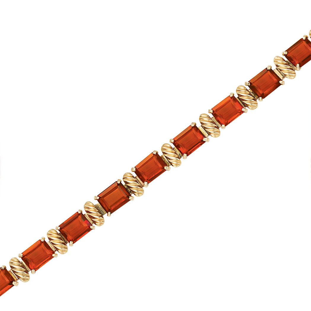Lot image - Gold and Citrine Bracelet