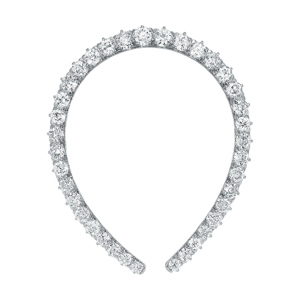 Lot image - Antique Diamond Horseshoe Pendant-Brooch