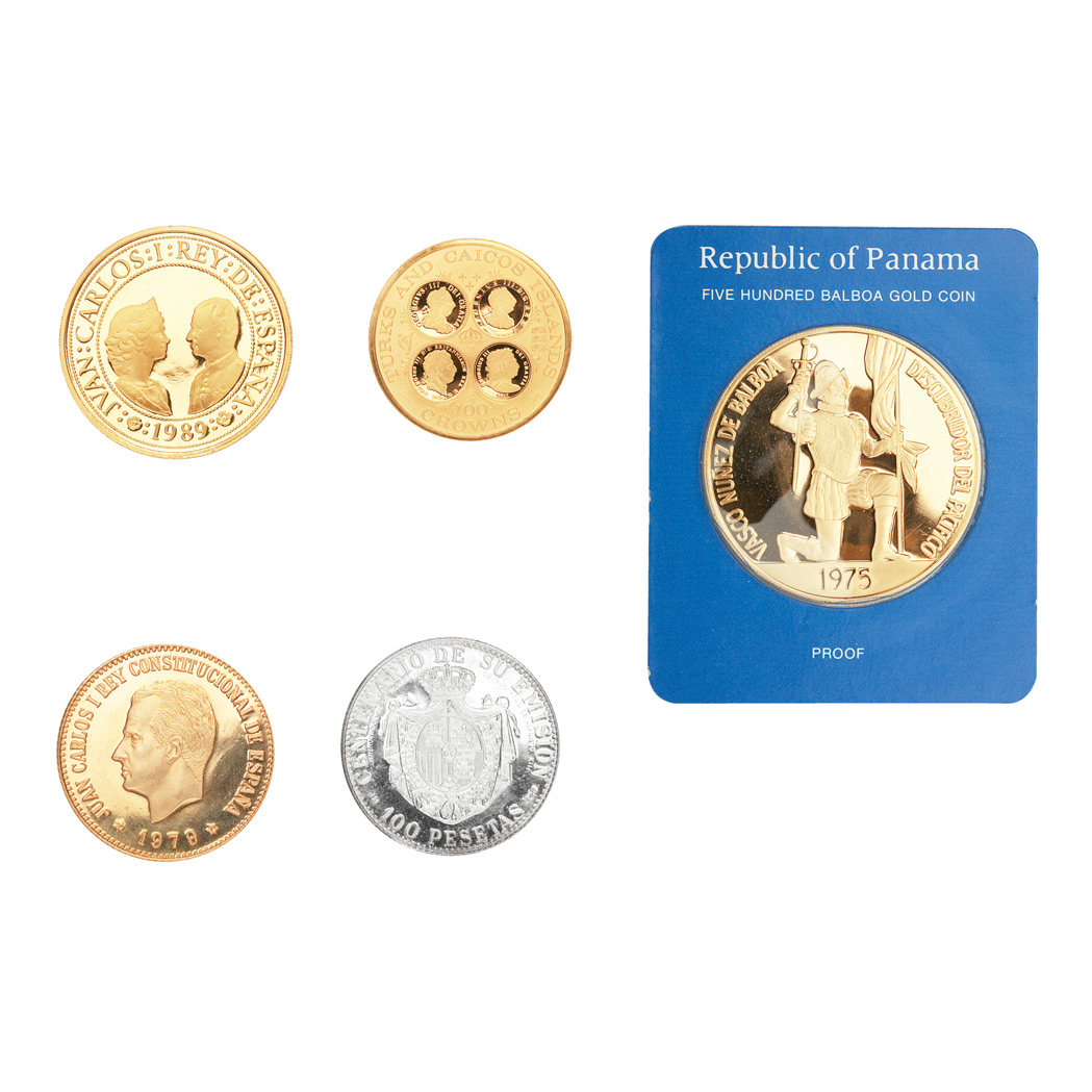 Lot image - Franklin Mint, Gold and Silver Group