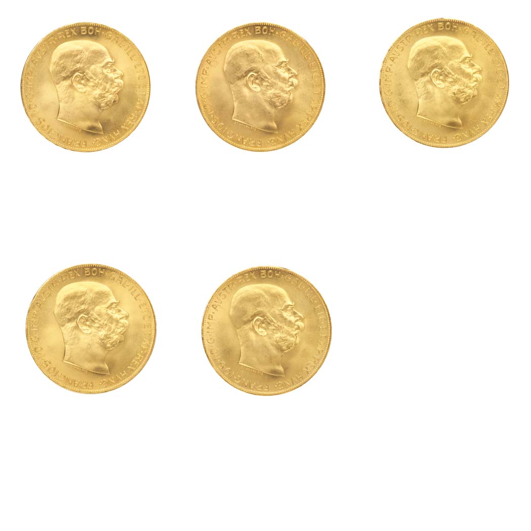 Lot image - Austria, 1915 100 Corona Restrike