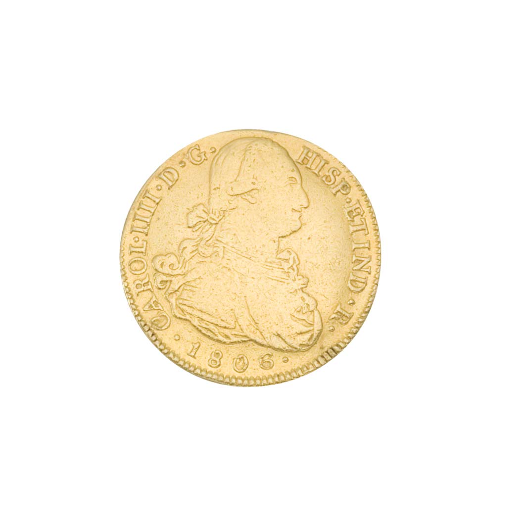 Lot image - Colombia, Charles IIII, 1806 8 Escudos, Km. 62.2