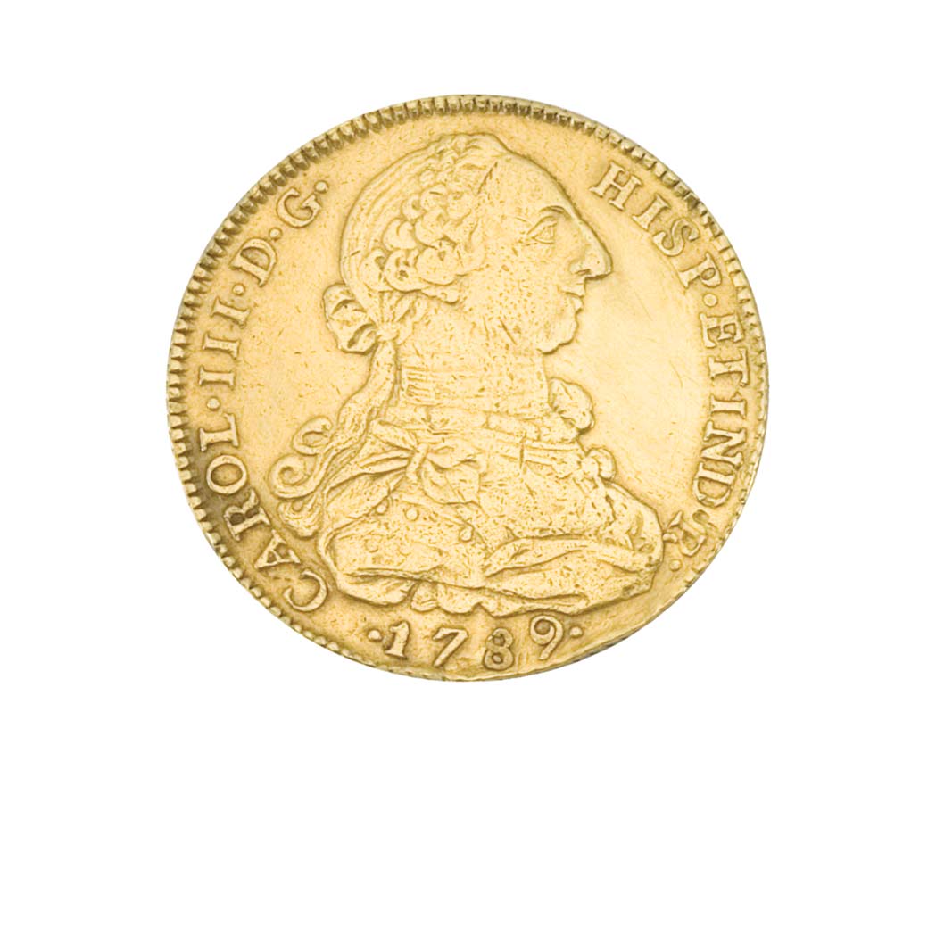 Lot image - Peru, Charles III, 1789 Lima, 8 Escudos, Km. 82.1a
