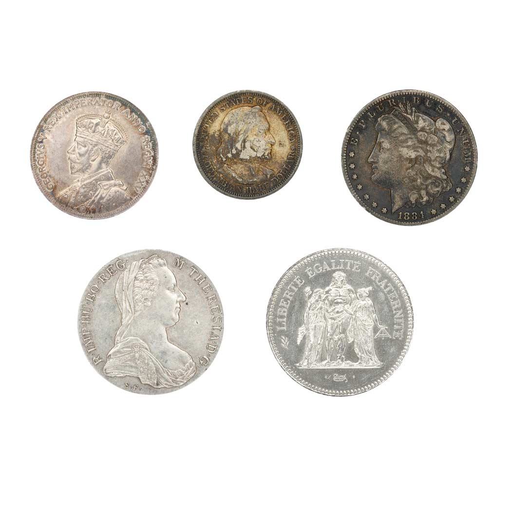 Lot image - Group of United States and Foreign Coins and Stamps