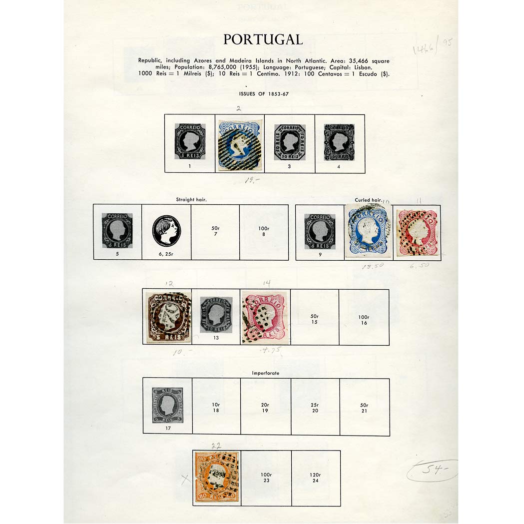 Lot image - Portugal, Stamp Collection