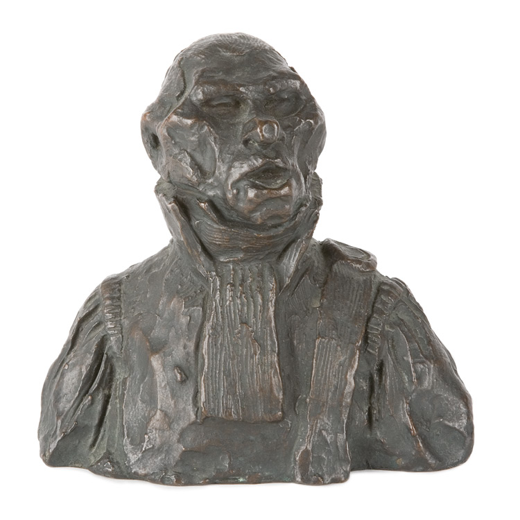 Lot image - Honore Daumier French, 1808-1879 Bust of Andre-Marie-Jean-Jacques Dupin, Aime (1783-1865), known as LOrateur