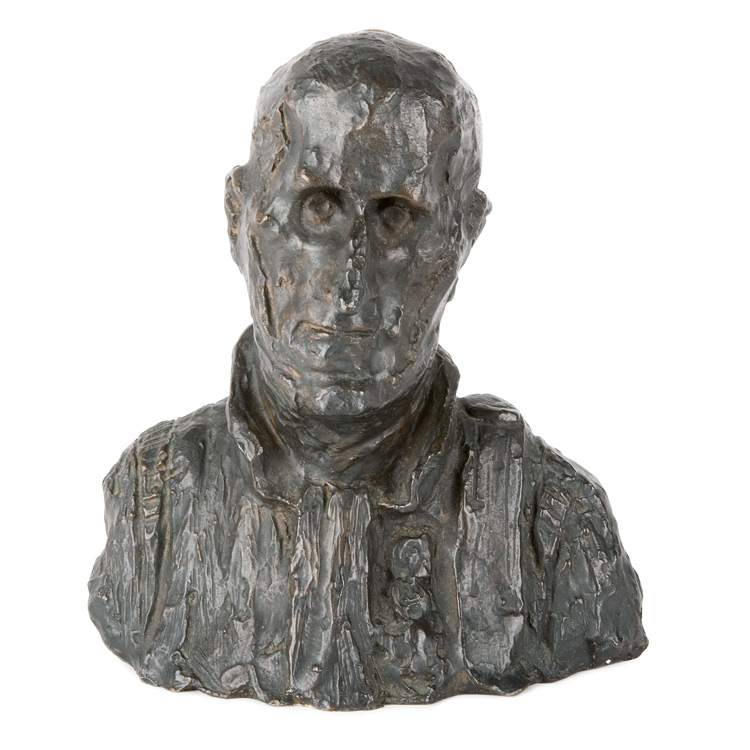 Lot image - Honore Daumier French, 1808-1879 Bust of Jean-Charles Persil (1785-1870), known as Le Scrupuleux Published by Ma...