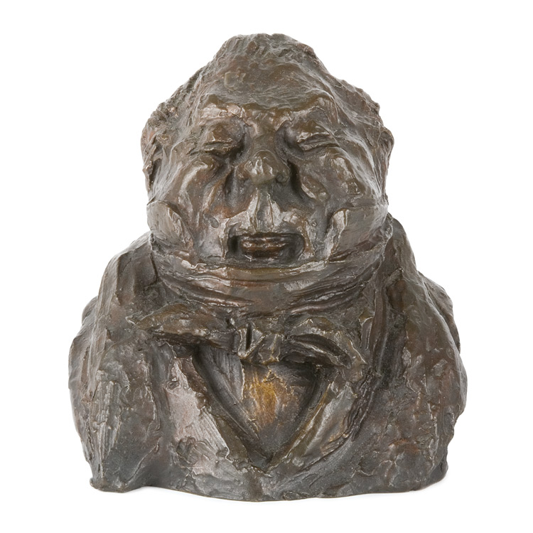 Lot image - Honore Daumier French, 1808-1879 Bust of Charles-Guillaume Etienne (1777-1845), known as Le Vaniteux