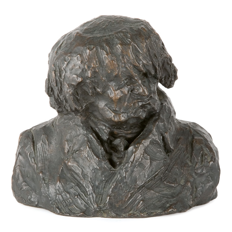 Lot image - Honore Daumier French, 1808-1879 Bust of Clement-Francois-Victor-Gabriel Prunelle (1774-1853), known as Le Dedaigneux