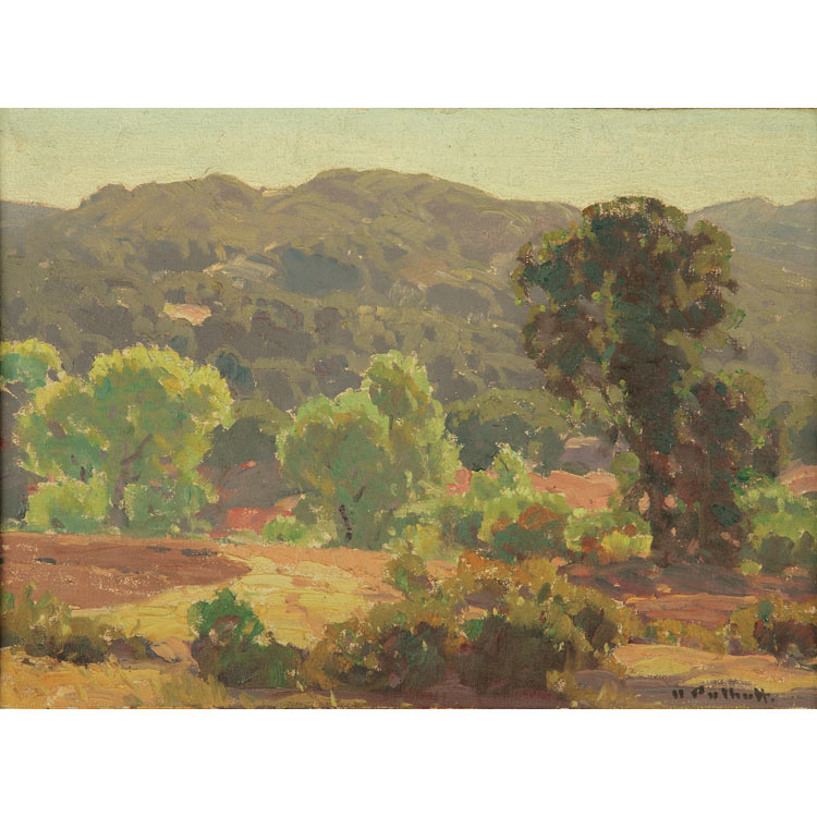 Lot image - Hanson Duvall Puthuff American, 1875-1972 Afternoon Shadows