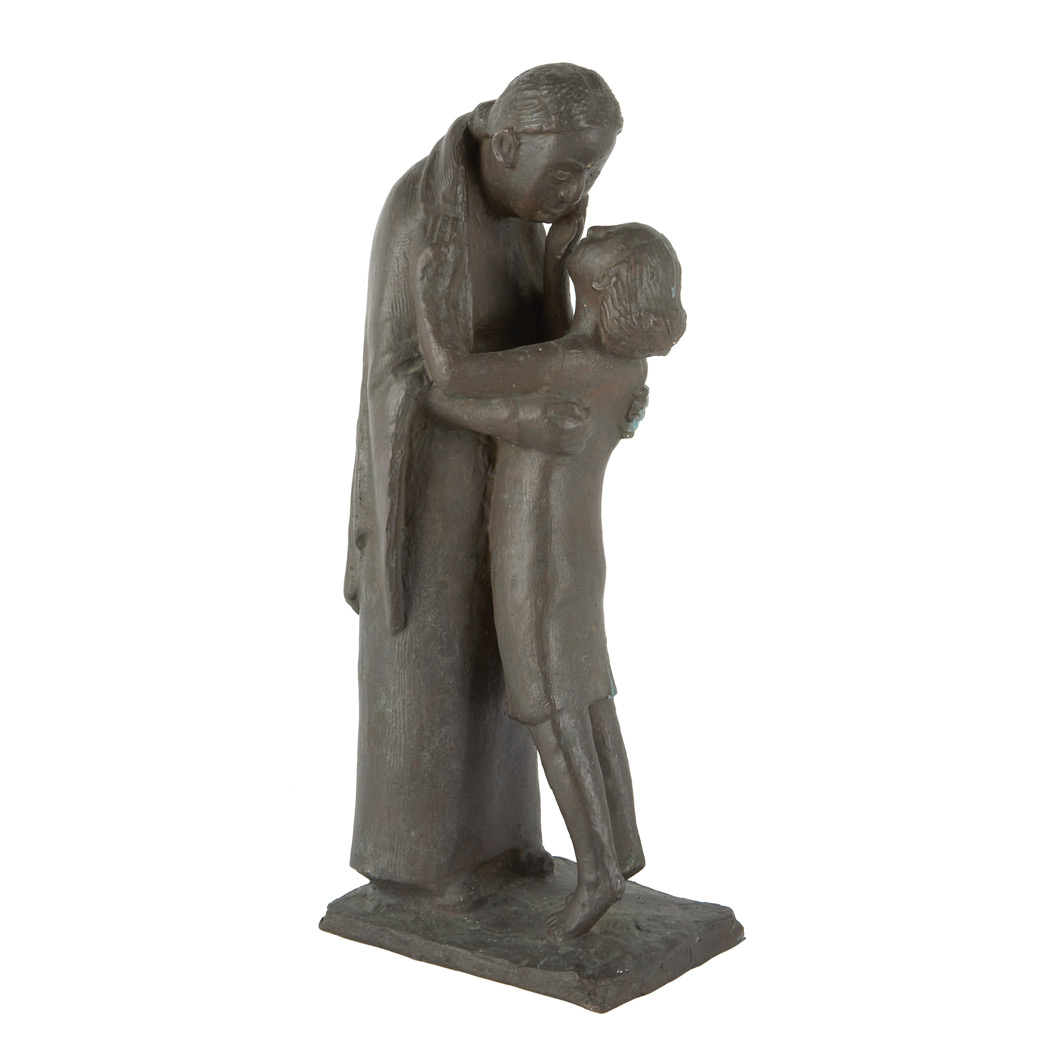 Lot image - Gerhard Marcks German, 1889-1981 Grossmutter und Tochter (Grandmother and Child), circa 1947