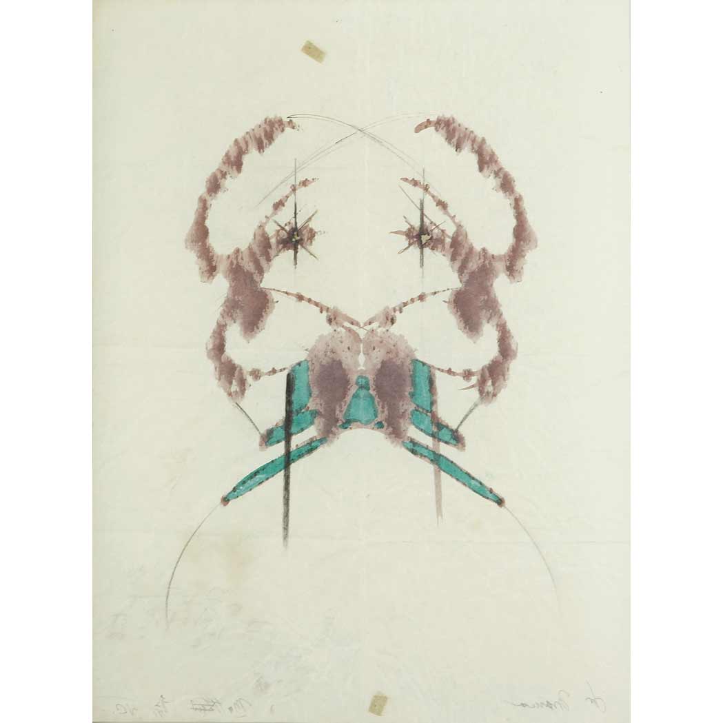 Lot image - Joseph Cornell American, 1903-1972 Untitled (Crab), 1971