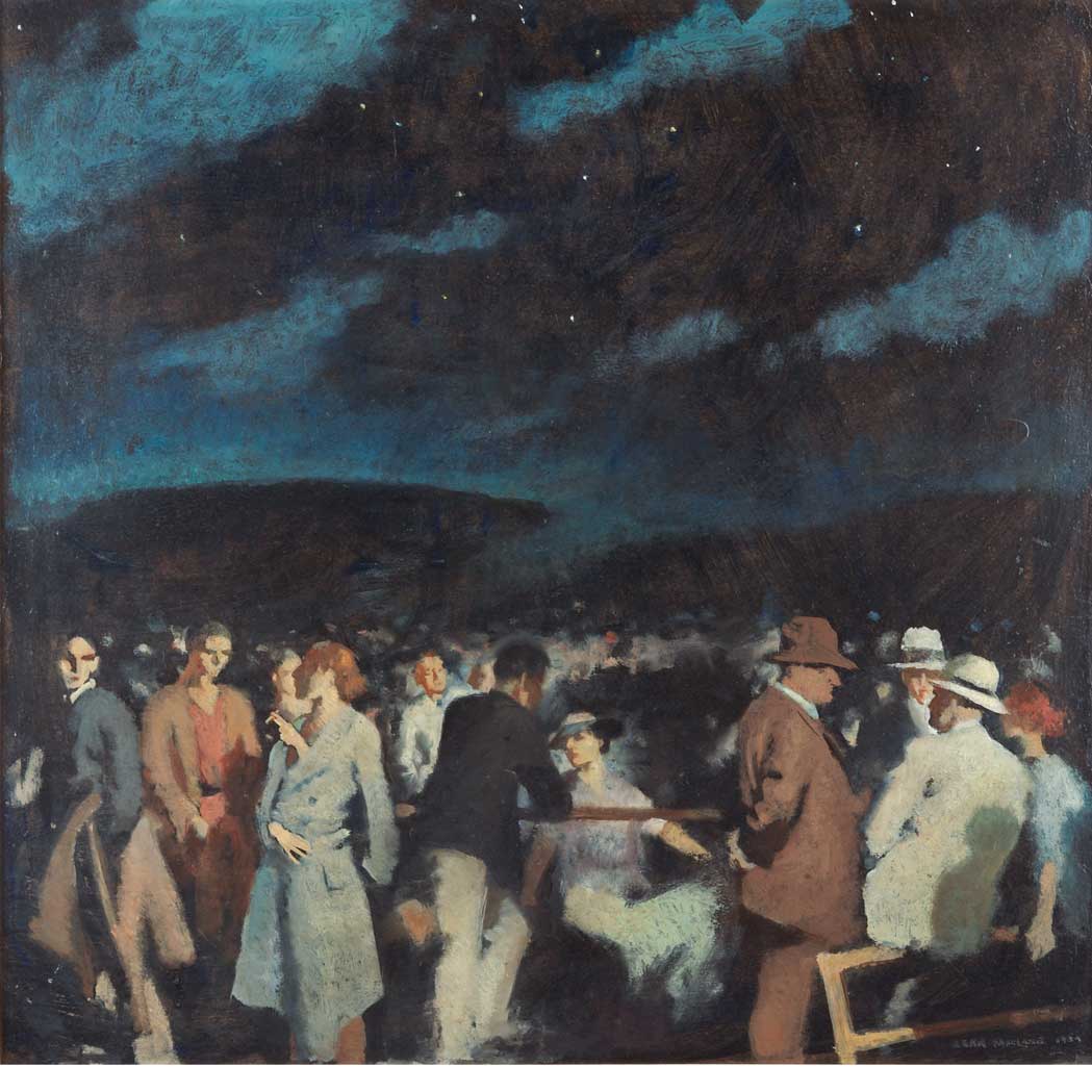 Lot image - Jean MacLane American, 1878-1964 Summer Night Concert: Intermission (Symphony Night: Intermission), 1934