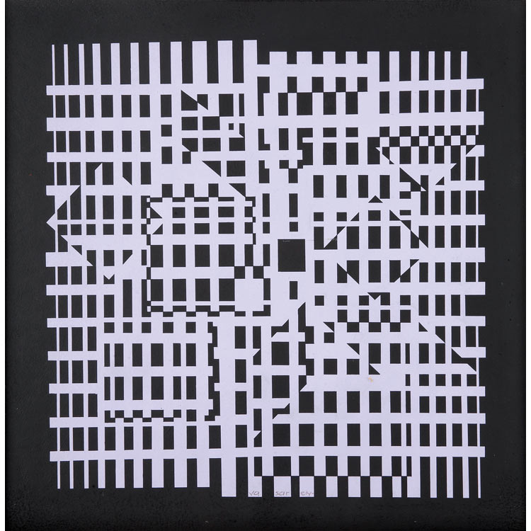 Lot image - Victor Vasarely French/Hungarian, 1906-1997 Boug I, 1955-76
