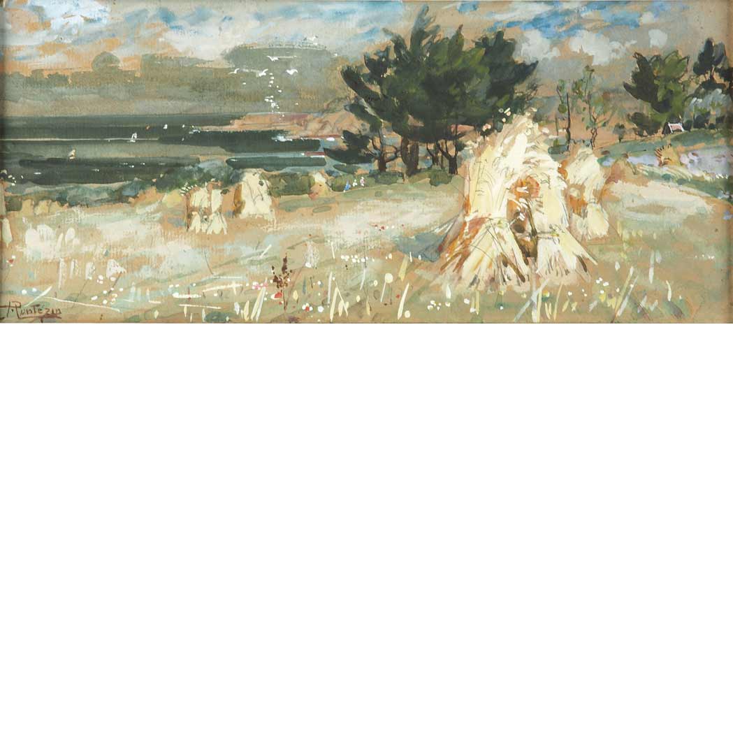 Lot image - Pierre Eugene Montezin French, 1874-1946 Sheaves