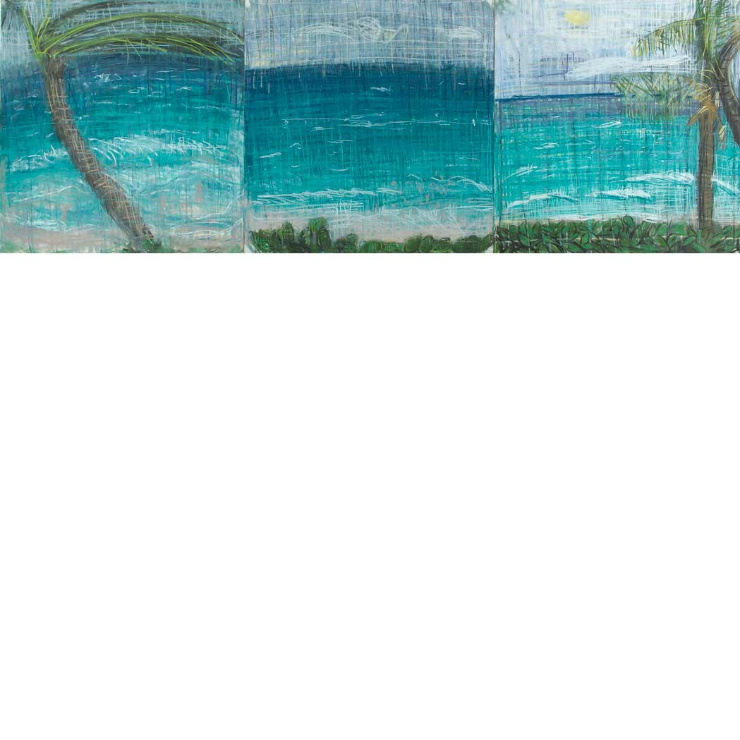 Lot image - Jennifer Bartlett American, b. 1941 Eleuthera #1, #2 and #3: Three, 1996