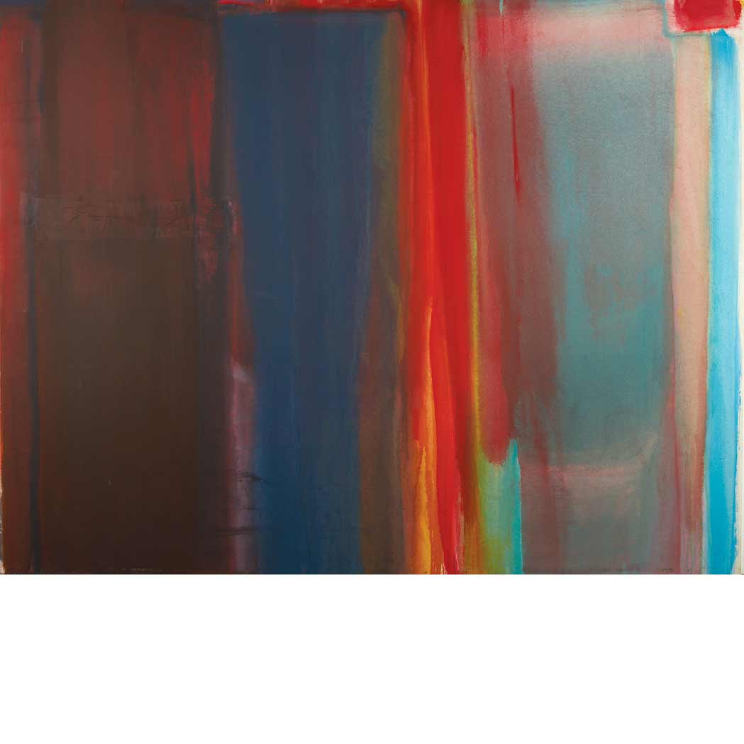 Lot image - Robert Gonzales American, 1939-1981 Go Stop Blue, 1980