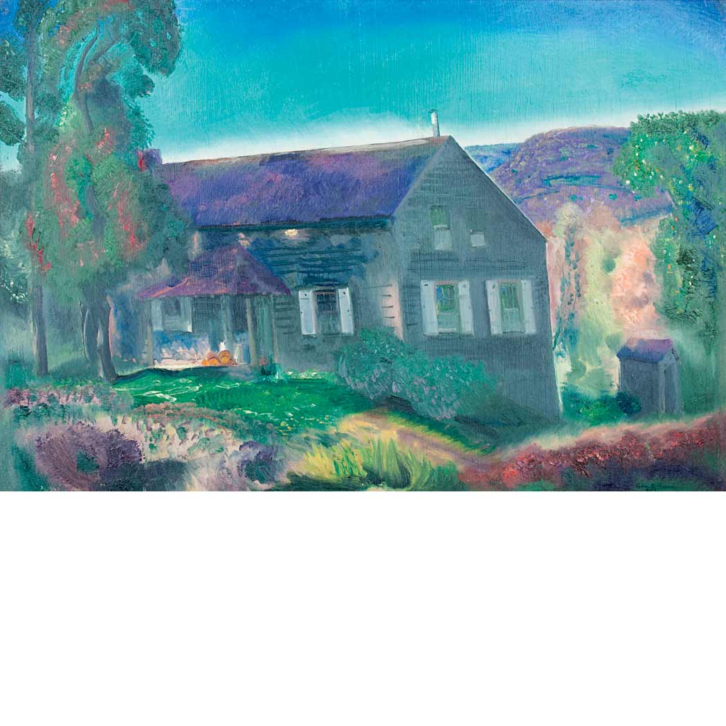 Lot image - George Wesley Bellows American, 1882-1925 The Black House, October, 1924