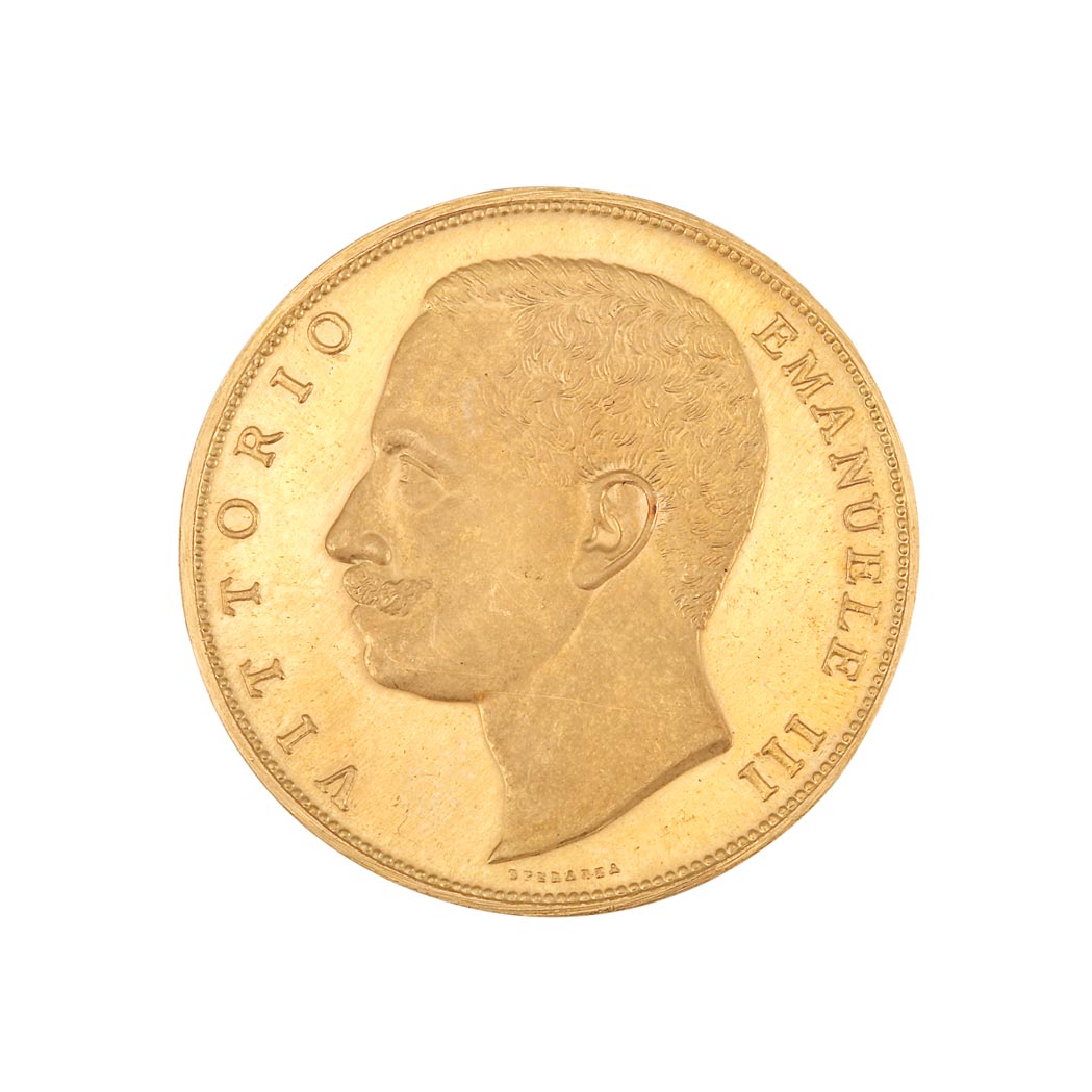 Lot image - Italy, 1903 100 Lire, Rome Mint.