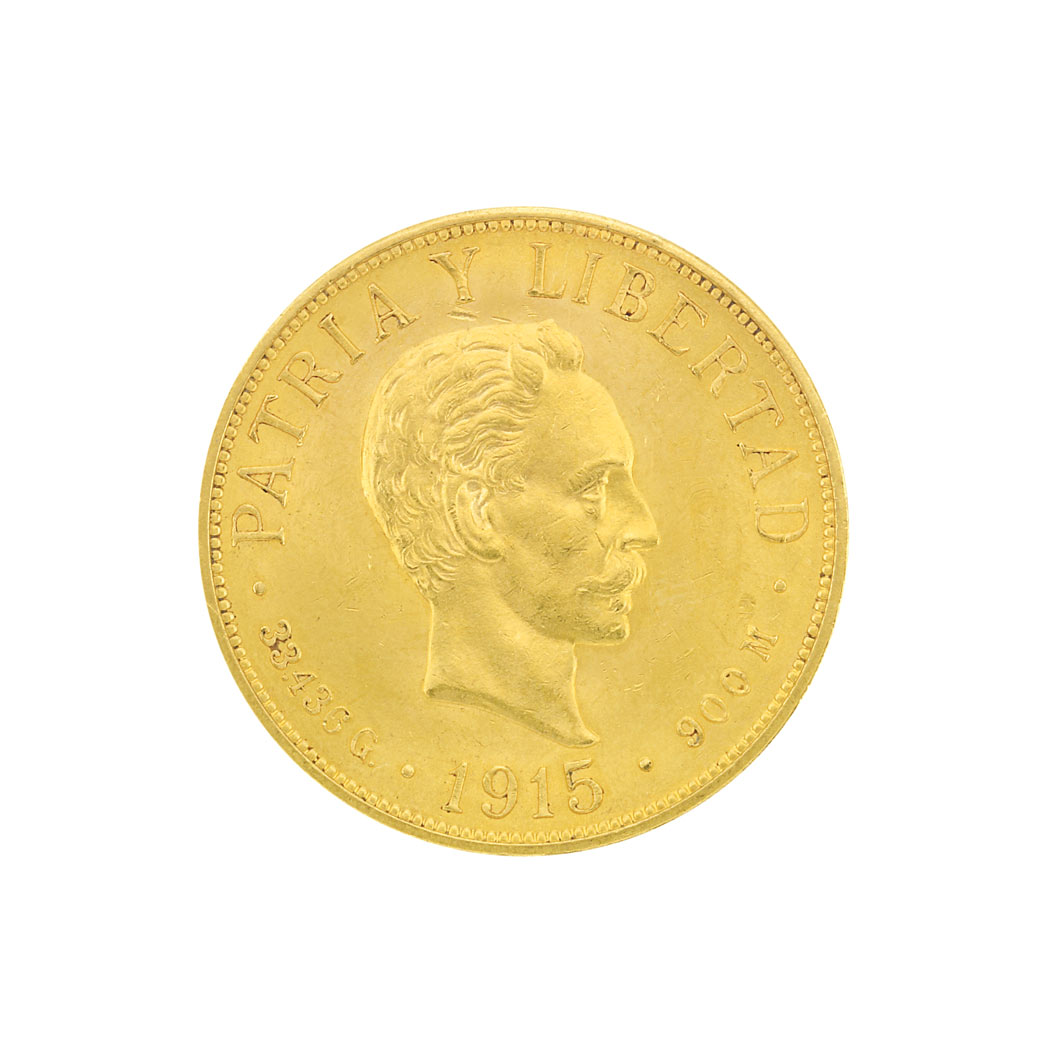 Lot image - Cuba, 1915 20 Pesos, Fr. 1