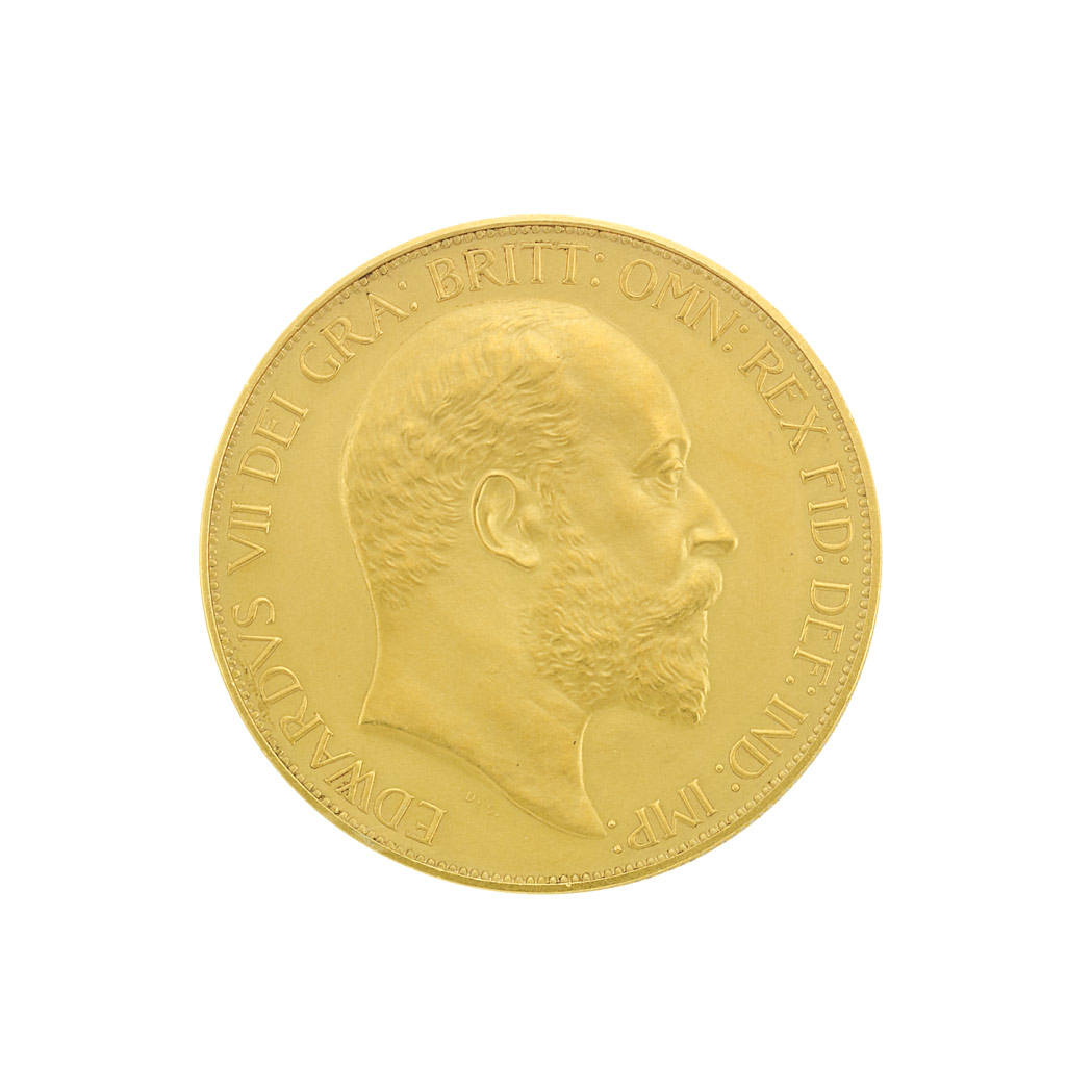 Lot image - Great Britain, 1902 5 Pounds, Fr. 398