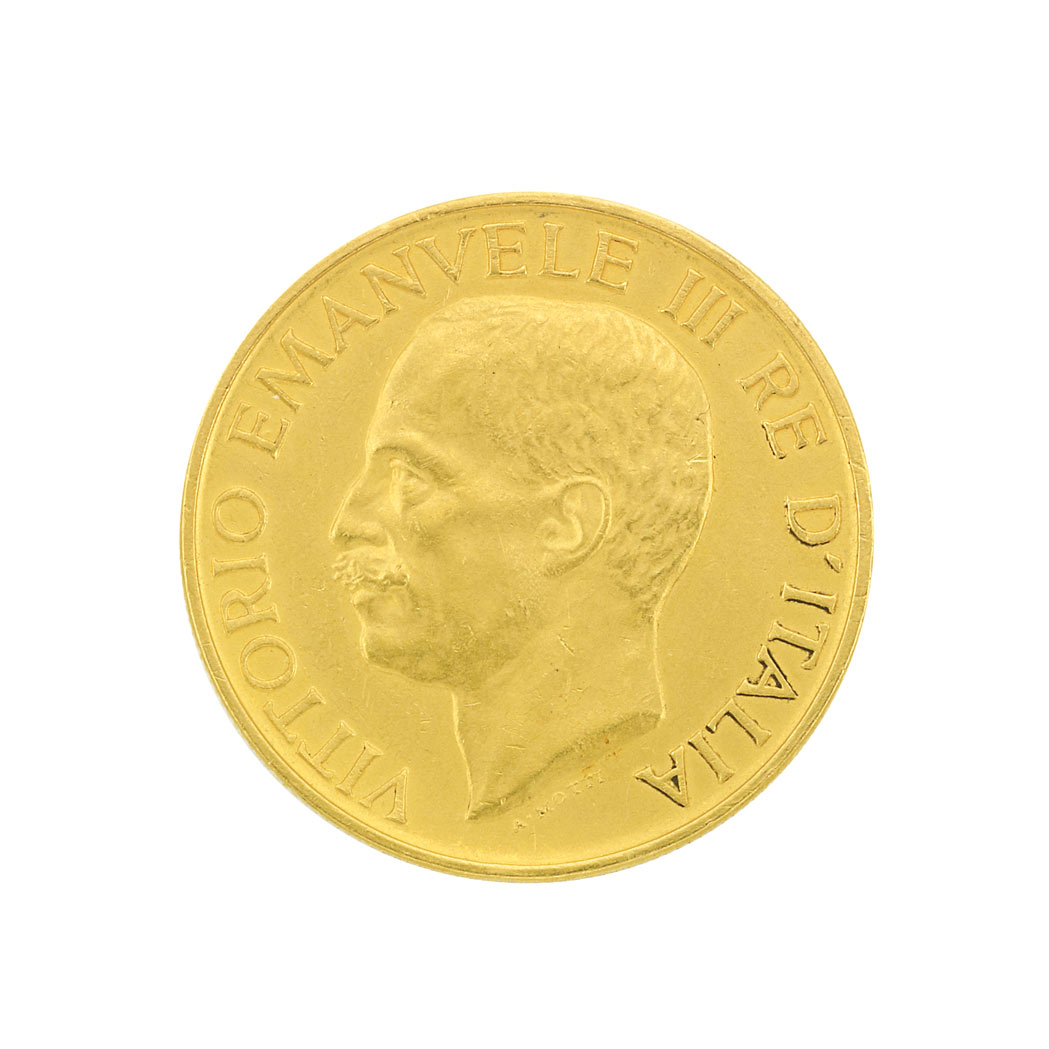 Lot image - Italy, 1923 100 Lire, Rome Mint.