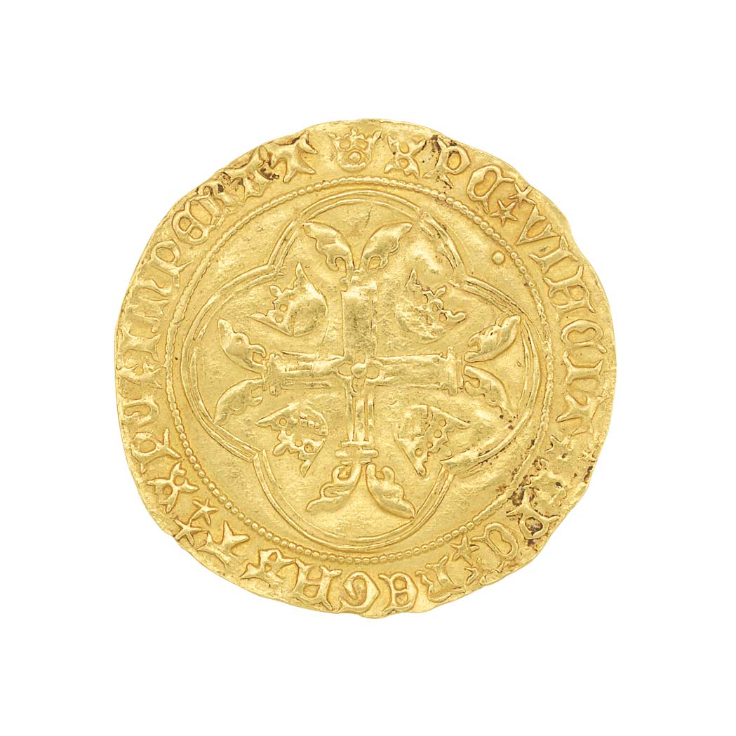 Lot image - France, Charles VII, 1422-1461, Ecu Neuf, Fr. 307