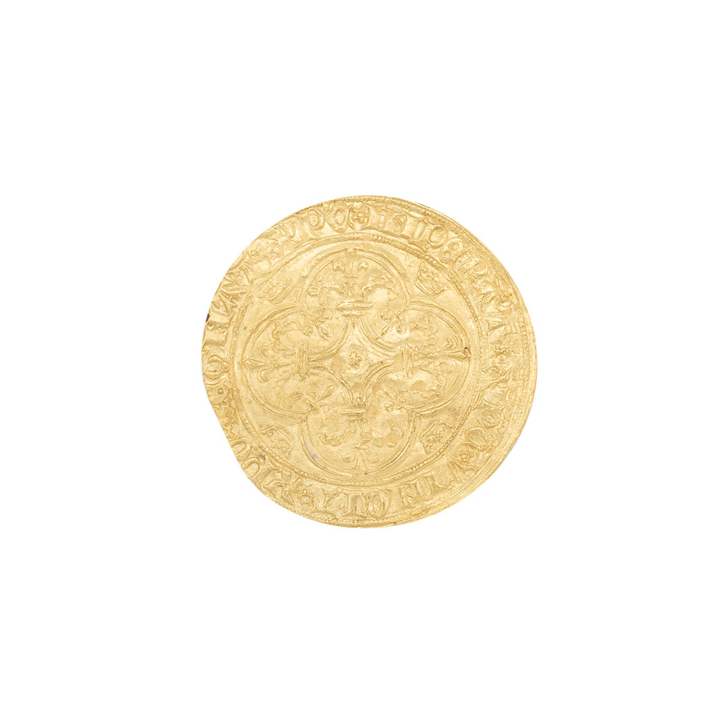 Lot image - France, Charles VI, 1380-1422, Ecu dOr, Fr. 291