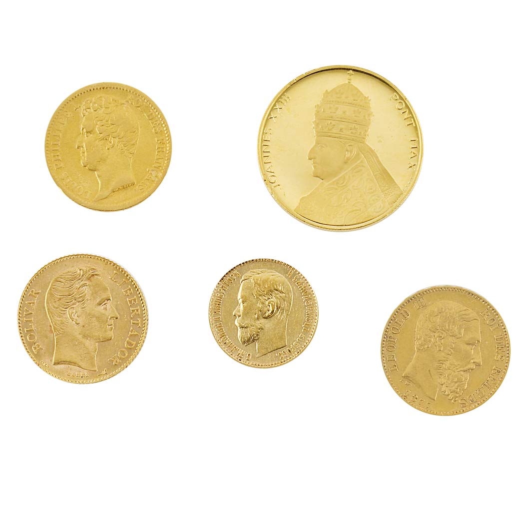Lot image - Four Gold Coins